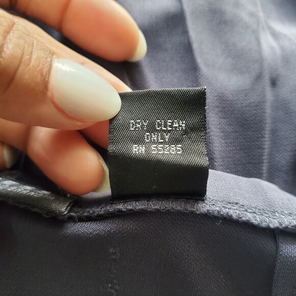 Express Women's Lightweight Blue Straight Maxi Skirt L - Picture 5 of 6